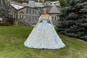 Morilee Iced Champagne Quinceanera Dress
