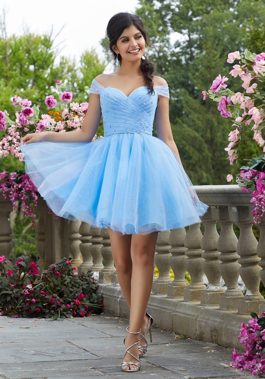 Glitter Tulle Party Dress